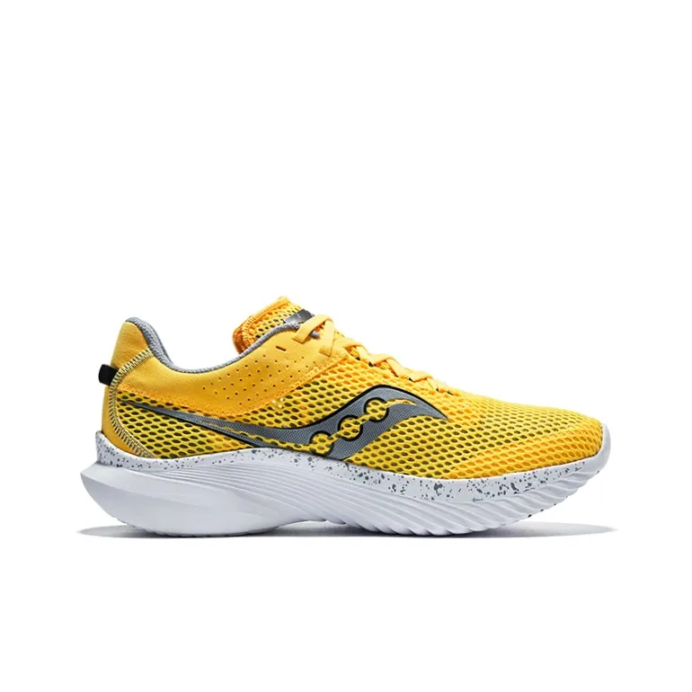 Saucony Kinvara 14 Essence Low Top Running Shoes Men's Yellow Black-1