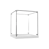 Full Transparent Assembled White Base (Toy Not Included)