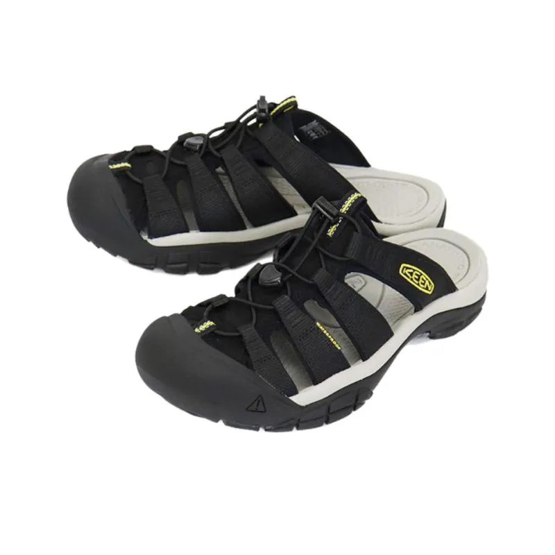 KEEN NEWPORT Closed Toe Slippers Men's Black-3