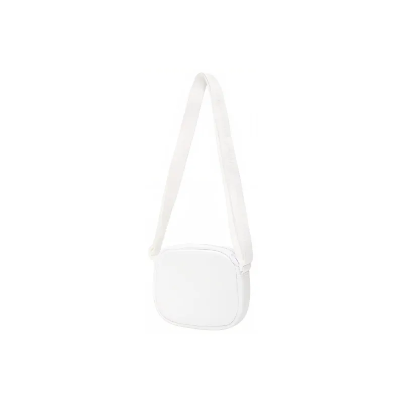 PUMA Artificial Leather Zip Closure Small Square Bag Camera Bag Shoulder Bag Crossbody Bag Regular Women's Pure White-1