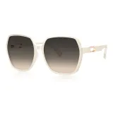 76048 W2 R-Progressive Lens with Tea Gradient-Milk White Frame and Milk White Temple