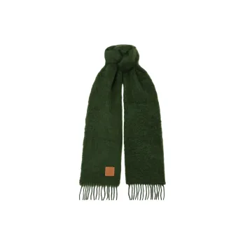 LOEWE Knit Scarves Women's Green