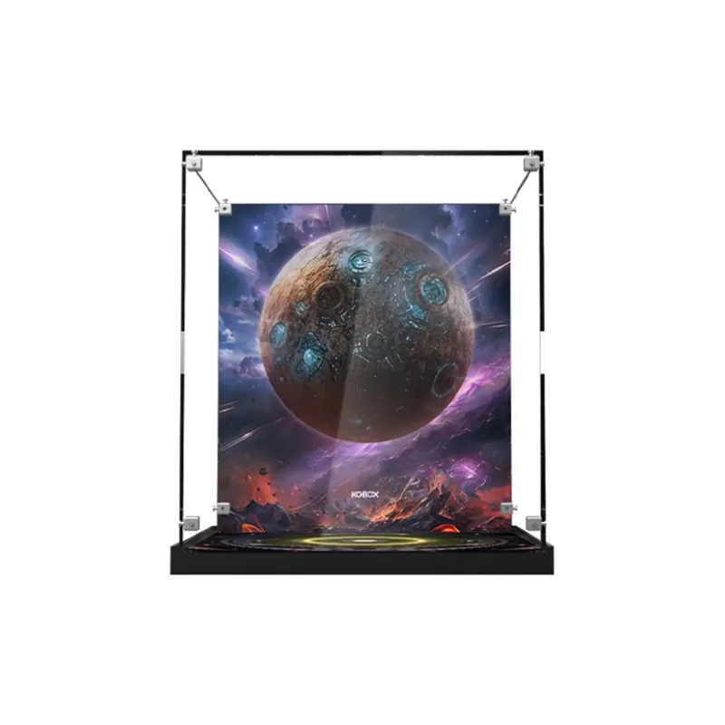 KGBOX For 3AThreezero Transformers Bumblebee Optimus Prime Acrylic Transparent Display Case Model Accessories-13