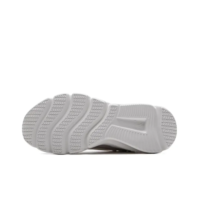 QIAODAN Cushioning Breathable Low Top Running Shoes Men's White-4
