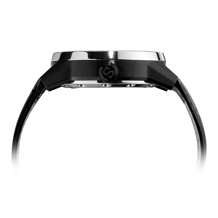 Sea Gull LE BRASSUS Automatic Mechanical Movement Watch Men's Watches Black Dial-12
