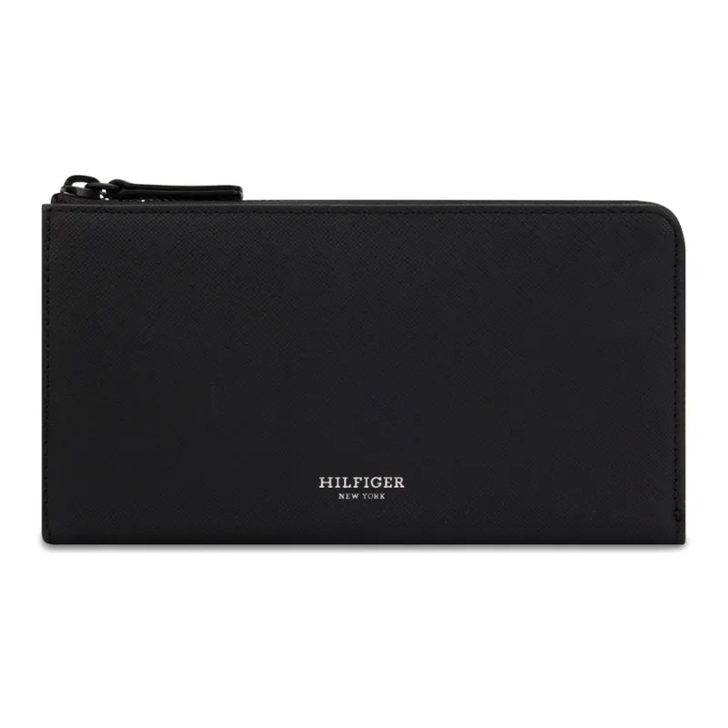 Tommy Hilfiger Cow Leather Wallet Regular Men's Black-0