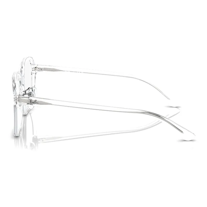 RayBan Plate Frame Irregular Shape Eyeglass Frames Unisex Transparent-2