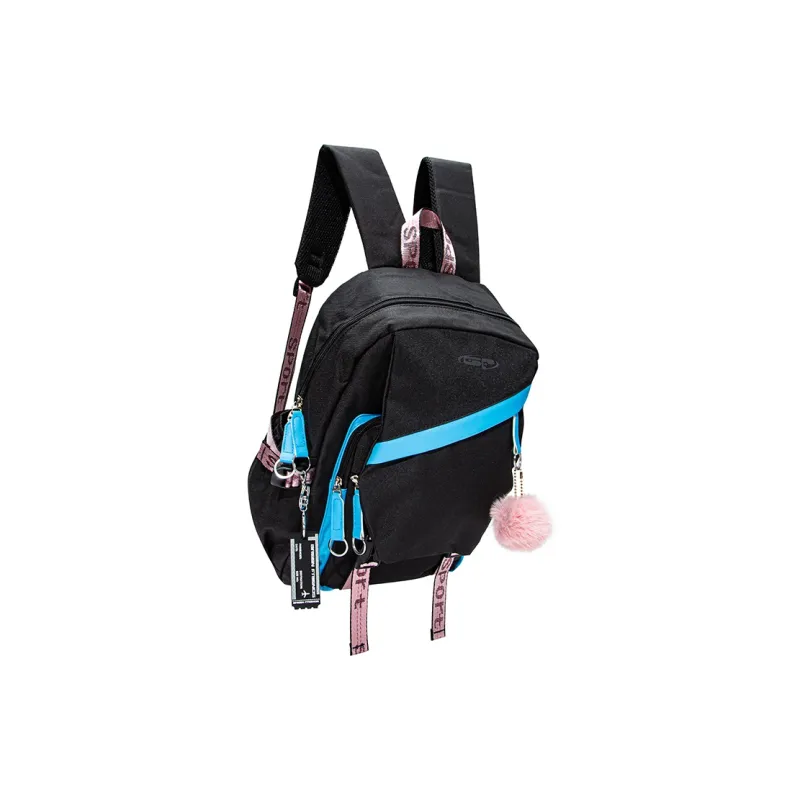 GF Nylon Backpack Large Size Women's Blue Black-2