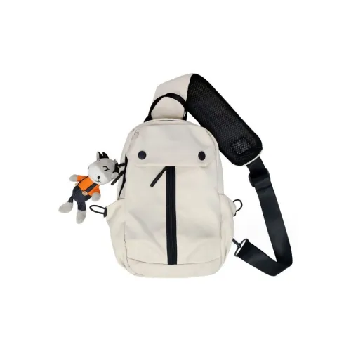 ALNI BITTON Nylon Sling bag 205w3090 Regular Men's White/Green/Blue/Black