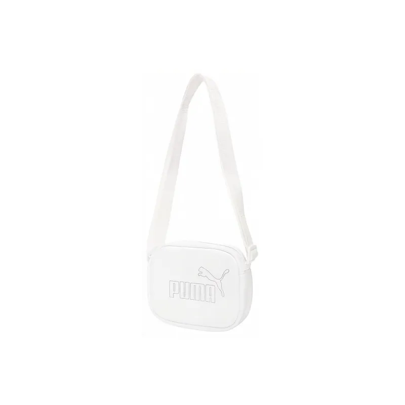 PUMA Artificial Leather Zip Closure Small Square Bag Camera Bag Shoulder Bag Crossbody Bag Regular Women's Pure White-0