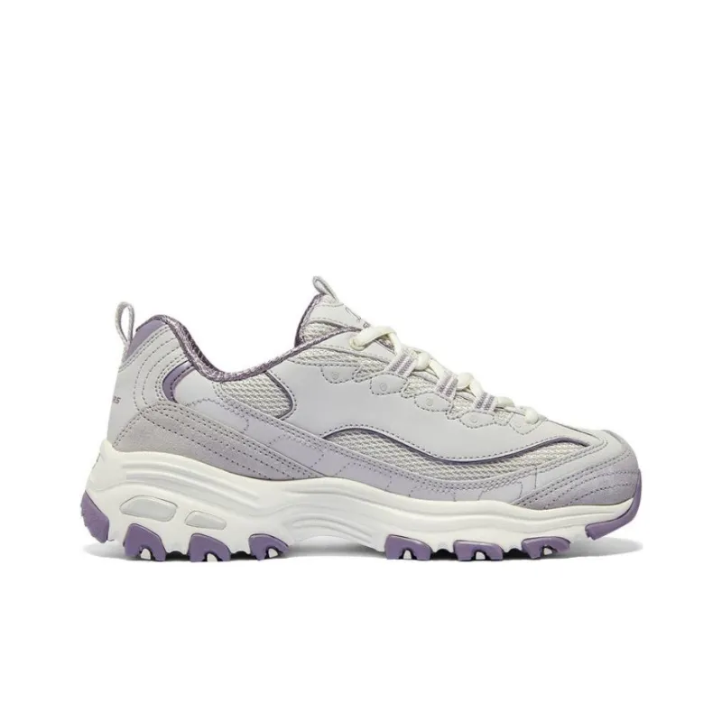 Skechers D'Lites 1.0 Shoes 'Grey Purple' Women's-1