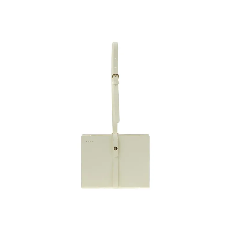 MARNI Calfskin Clutch Women's White-0