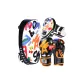 Dazzling Color Boxing Gloves Black+Hand Target 2 Pack+Kick Pad 1 Pack