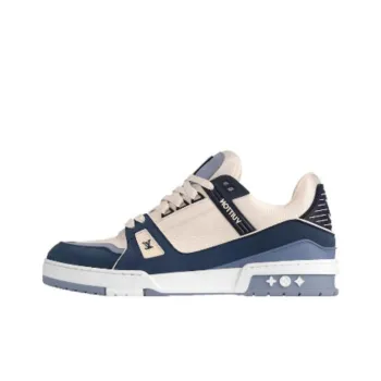 LOUIS VUITTON Lv Trainer Sneakers 'Blue Beige'