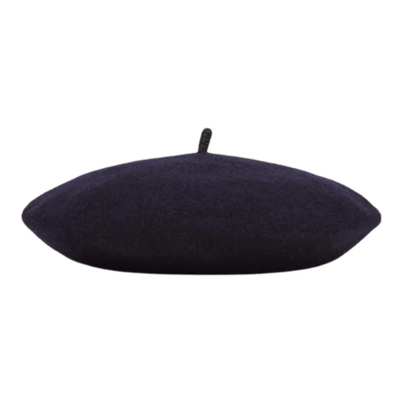 Brunello Cucinelli Monili-chain Wool Beret-4