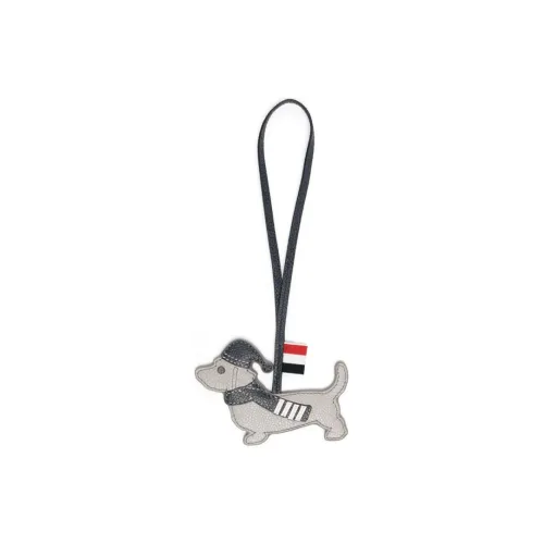 THOM BROWNE Hector With Pointy Hat Leather Charm