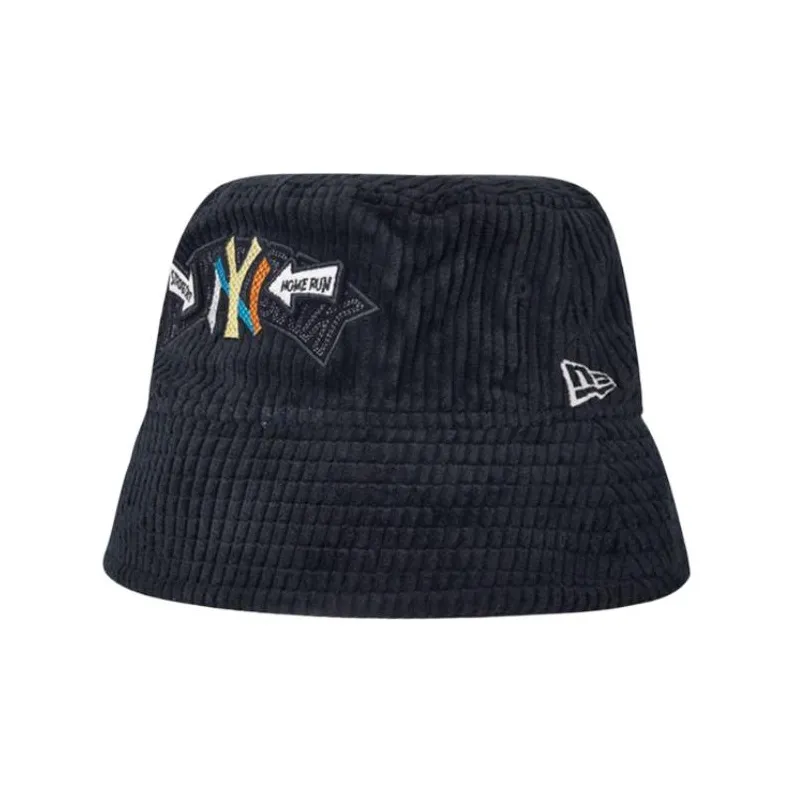 New Era Cotton Bucket Hats Unisex Black-1