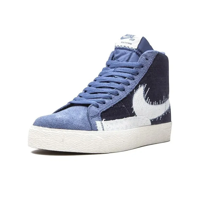 Nike Sb Zoom Blazer Mid Sashiko Mystic Navy-1