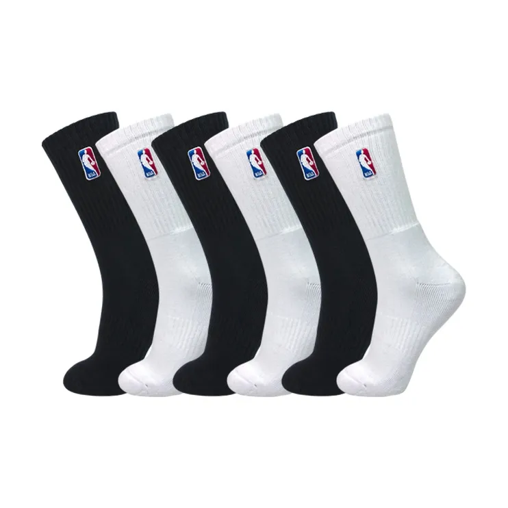 NBA Basketball Socks Men's 6 Pack-0