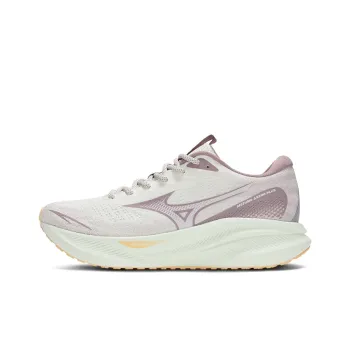 Mizuno Cushioning Slip Resistant Breathable Rebound Low Top Running Shoes Women's Road Turn Pink Color Scheme