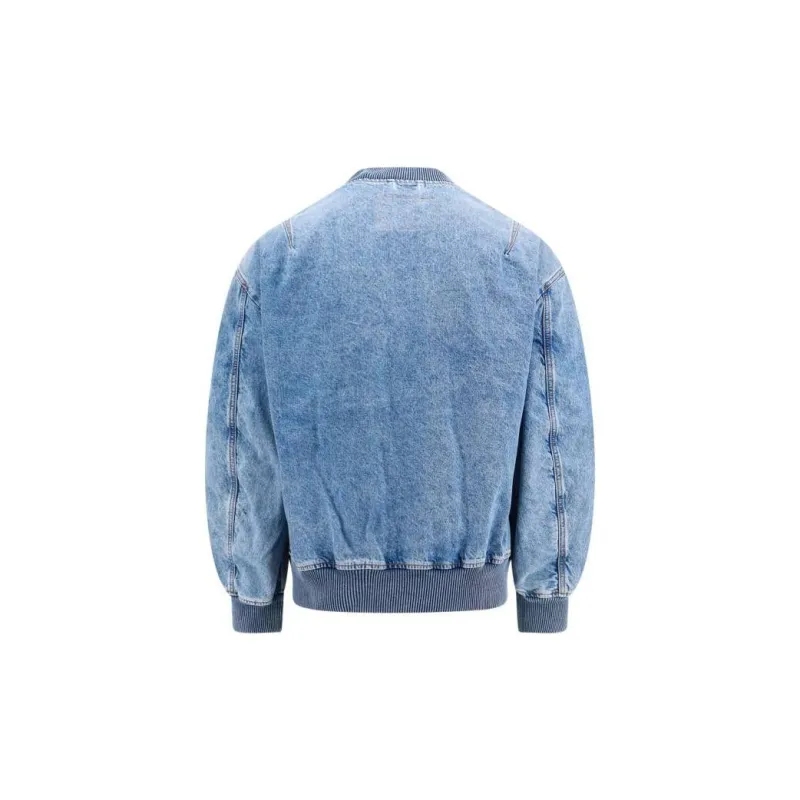 DIESEL D Vinz Zipped Denim Jacket-1