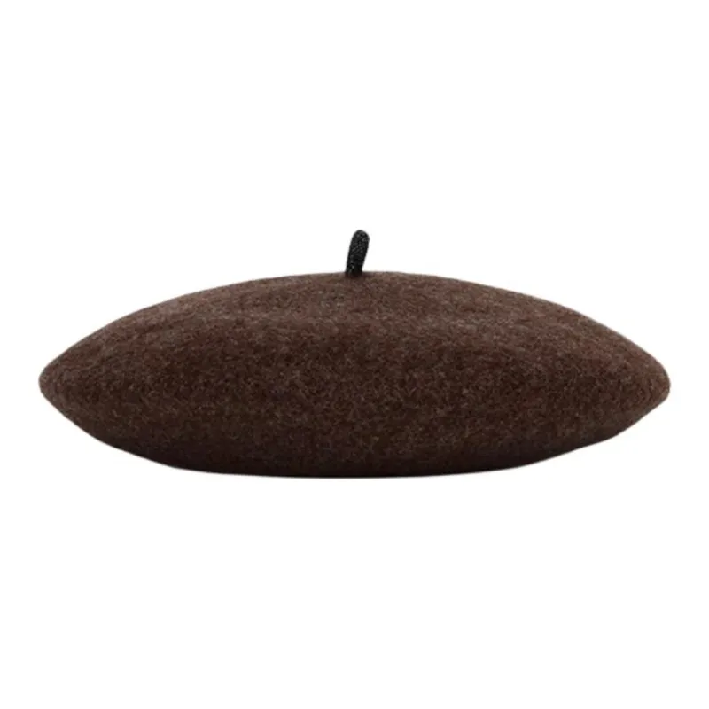Brunello Cucinelli Monili-chain Wool Beret-2