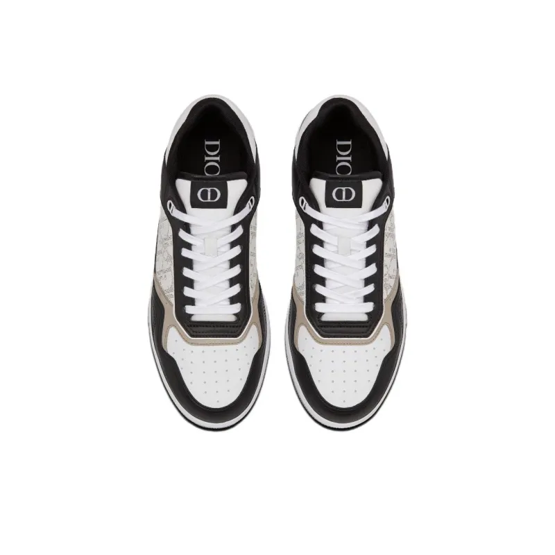 DIOR B27 Low Black White Beige Oblique Galaxy-4