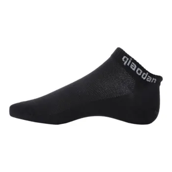 QIAODAN Ankle Socks Unisex 1 Pack Black