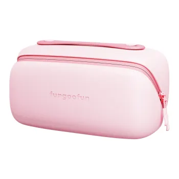 Van Gogh Van EVA Storage Bag, Handbag, Toiletry Bag, Makeup Bag Medium Size Women's Pink/Ecru/Yellow