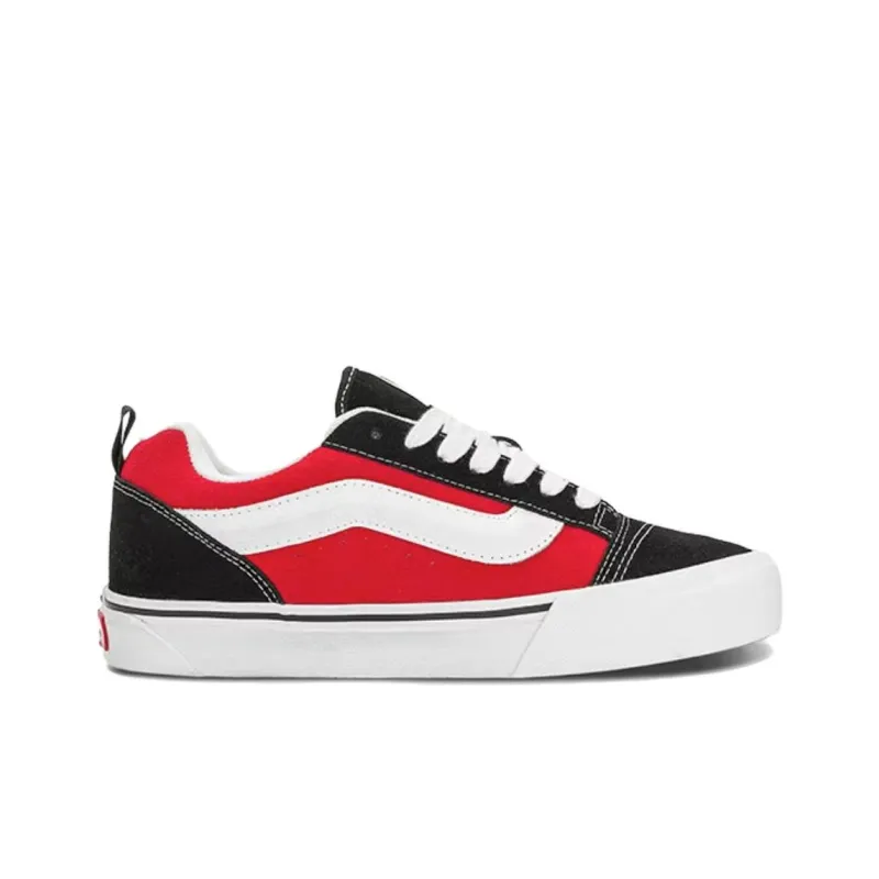 Vans Knu Skool Black Red-1