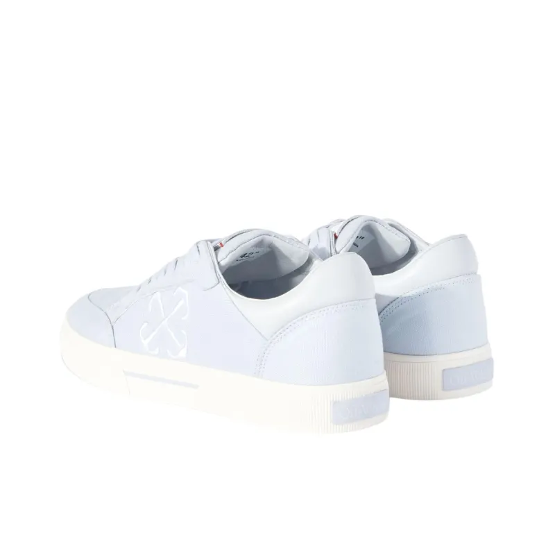 OFF WHITE Vulcanized Contrasting tag Canvas Sneakers-3