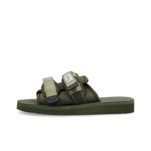 Suicoke Slide Slippers Men Olive Green