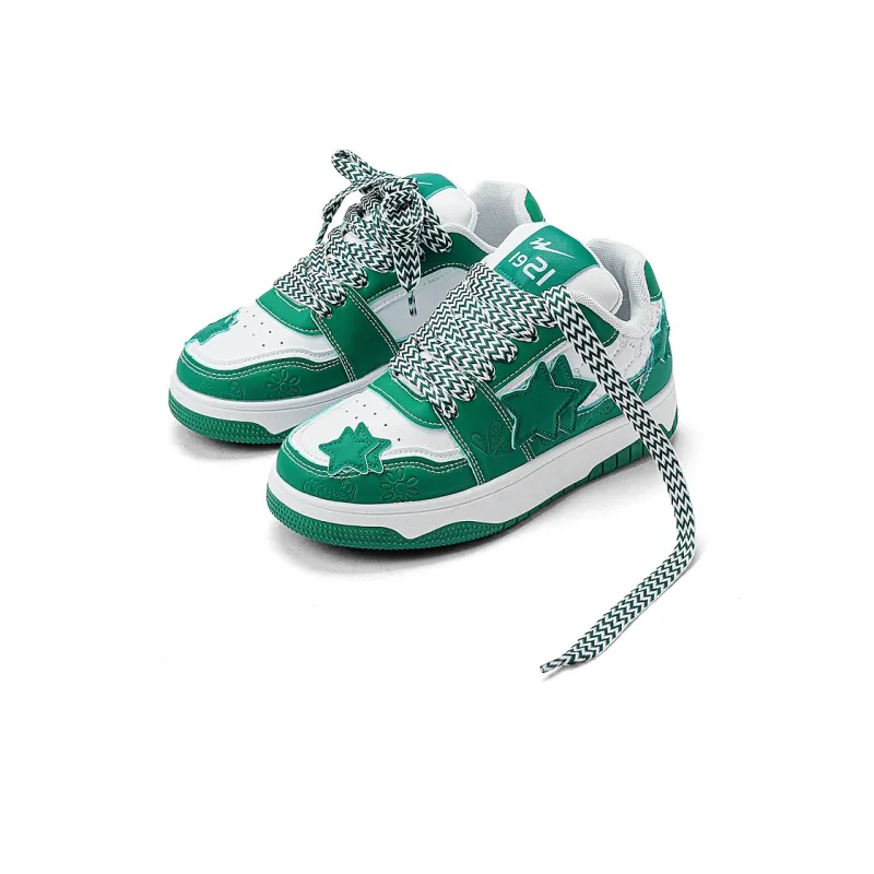DOUBLE STAR 88 Slip Resistant Cushioning, Abrasion Resistant, Height Increasing Low Top Skateboard Shoes Unisex-4