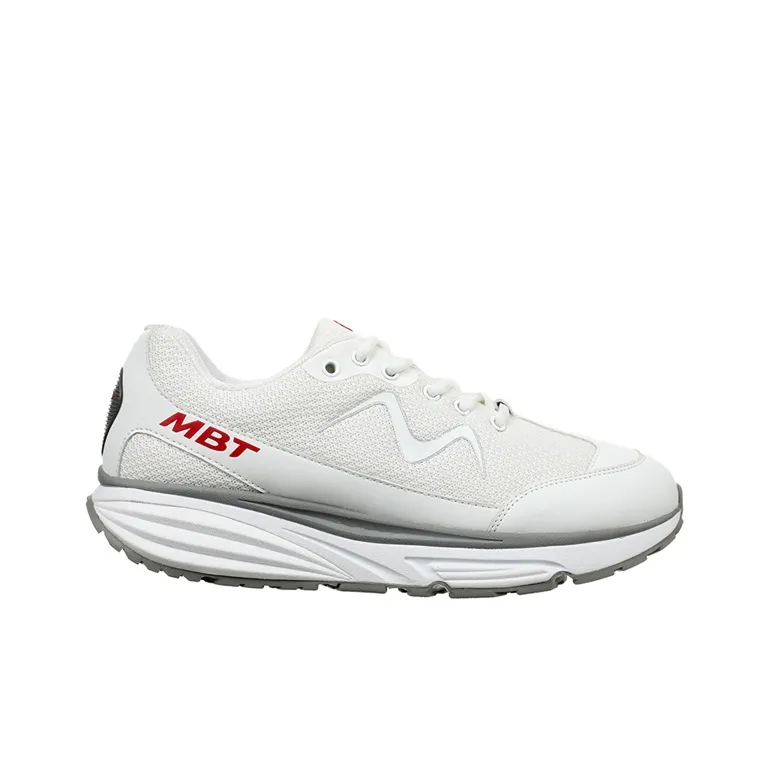 MBT Running Shoes Men Low Top White-1
