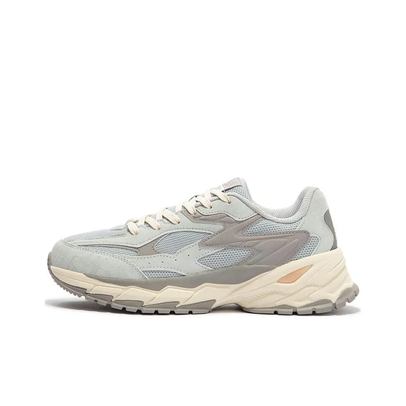 361° Anti Slip Wear Resistant Low Top Casual Shoes Women's Beige Gray-0