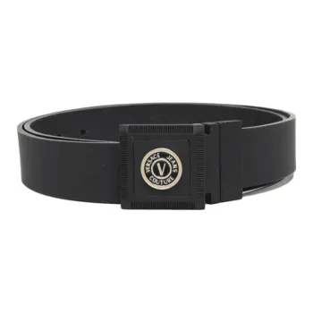 VERSACE JEANS COUTURE Leather Belts Men Black