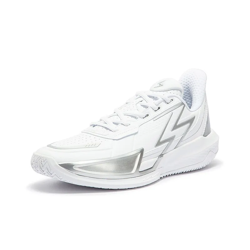 361° BIG3 4.0 PRM Basketball Shoes Men Low Top Silver-1