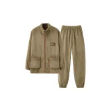 Brown Green-Patch Pocket Style