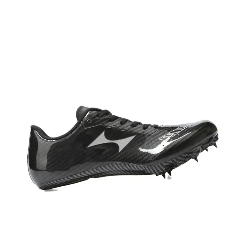 HEALTH 155S Cushioned Slip Resistant Abrasion Resistant Low Top Sprint Running Shoes Unisex Black-1