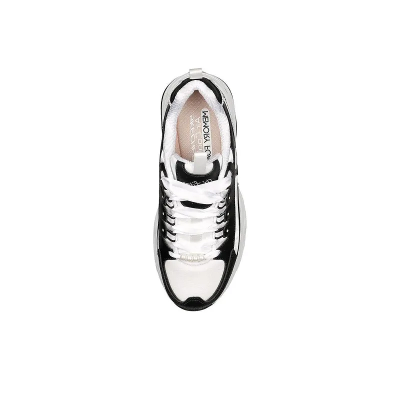 Skechers D'lites 4.0 'White Black' Women's-3