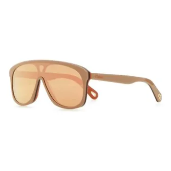 Chloe Irregular Shape Sunglasses Men's Yellow