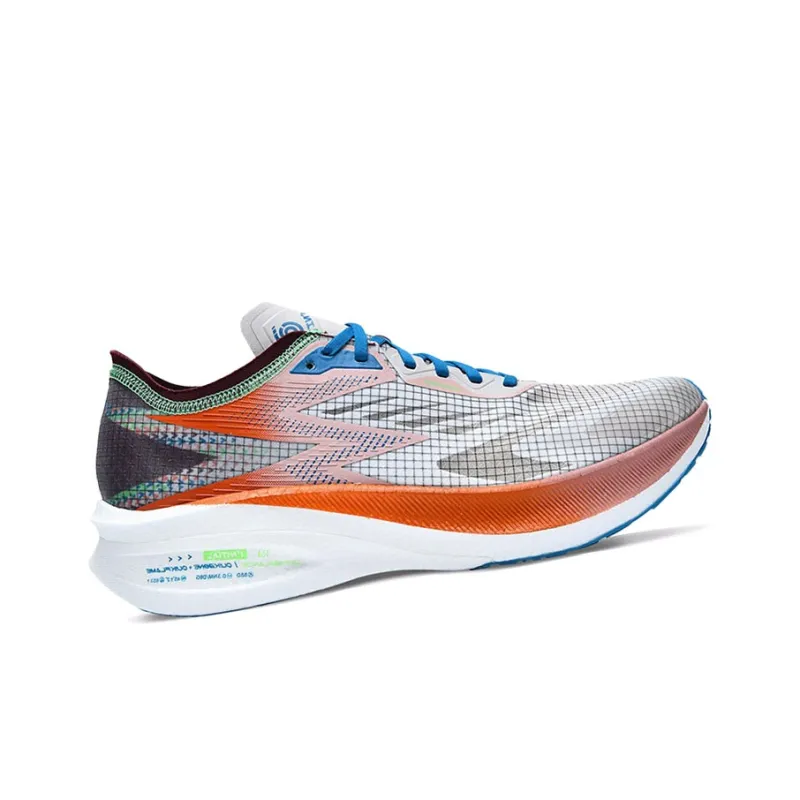 361° Fly Burning Anti Slip Wear Resistant Low Top Running Shoes Men's White Blue-1