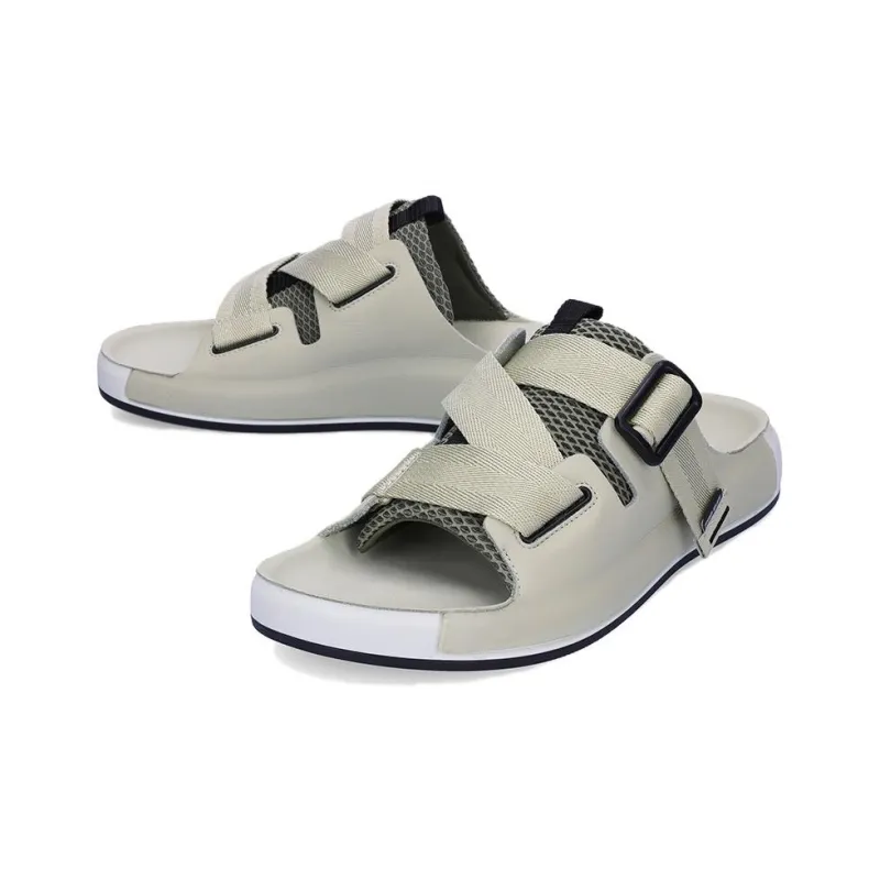 STONE ISLAND Slide Slippers Men's Green-1