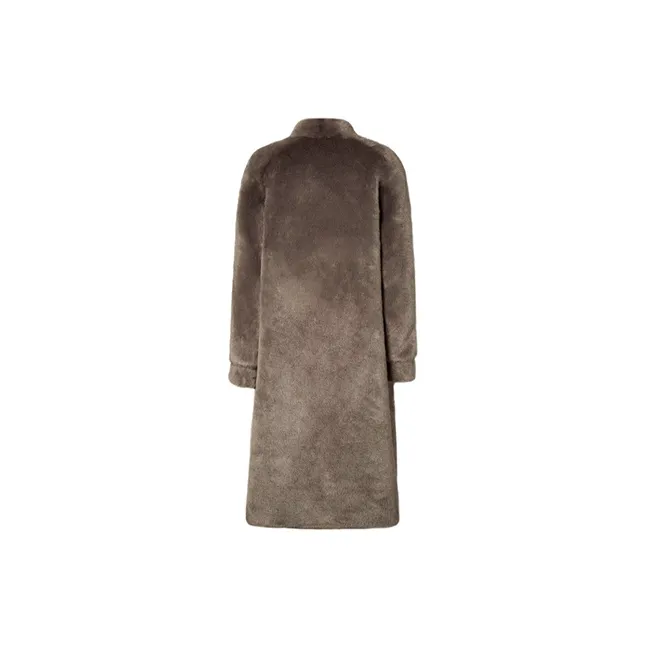 JYOSEI Velvet feel Coat Women's Brown-1
