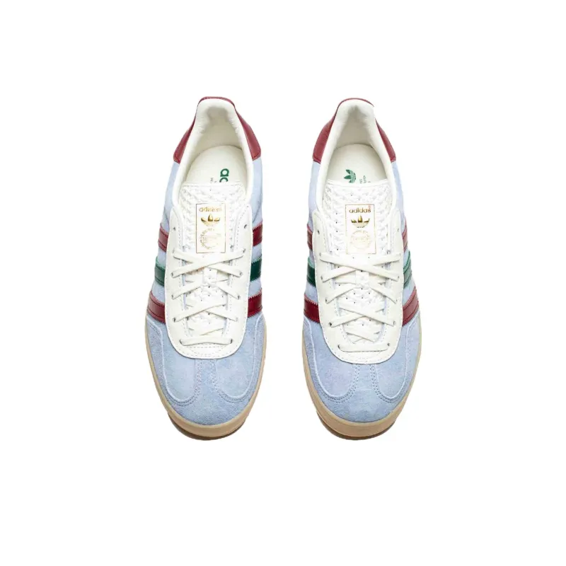 Adidas Gazelle Indoor Shoes 'Blue Dawn Collegiate Burgundy'-3
