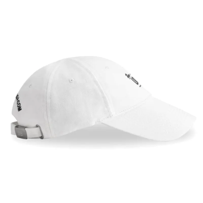 Balenciaga Cotton Baseball Caps Women's White-3