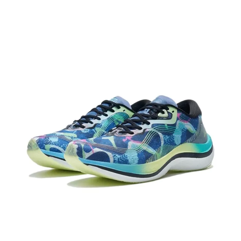 XTEP 260 2.0 Anti Slip And Wear Resistant Breathable Low Top Running Shoes Men's Blue Black-2