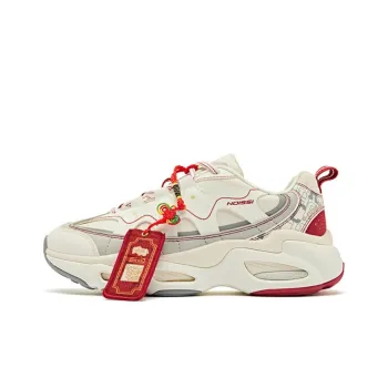 QIAODAN Wear-Resistant Low-Top Casual Shoes Women's Iron Red