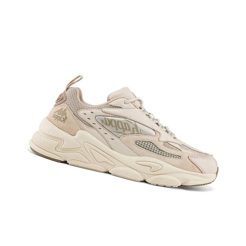Kappa Moon Exploration Generation 1 Cushioning Anti Slip And Wear Resistant Low Top Chunky Sneakers Unisex Brown-1