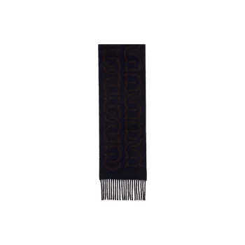 Ferragamo Gancini print Wool blend Scarf